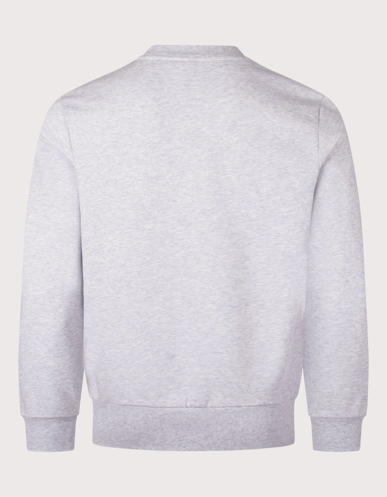Relaxed Fit Organic Brushed Cotton Sweatshirt