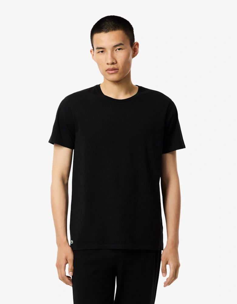 3-Pack Cotton Crew Neck Mens T-Shirts - Black 031