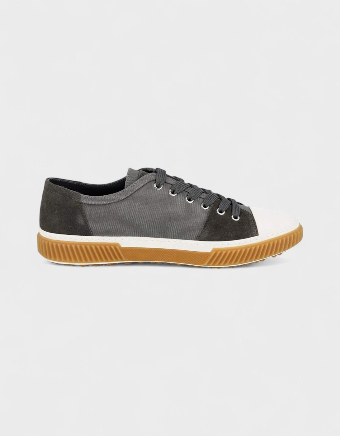 Original Flat Low Trainers Grey White, 5 of 4