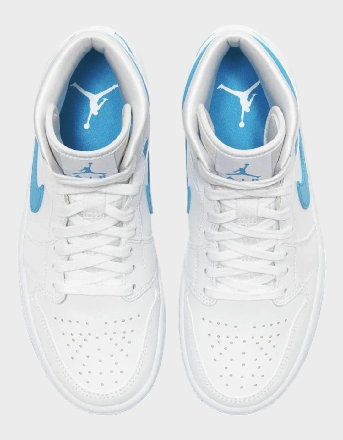 Jordan 1 Mid UNC Blue White