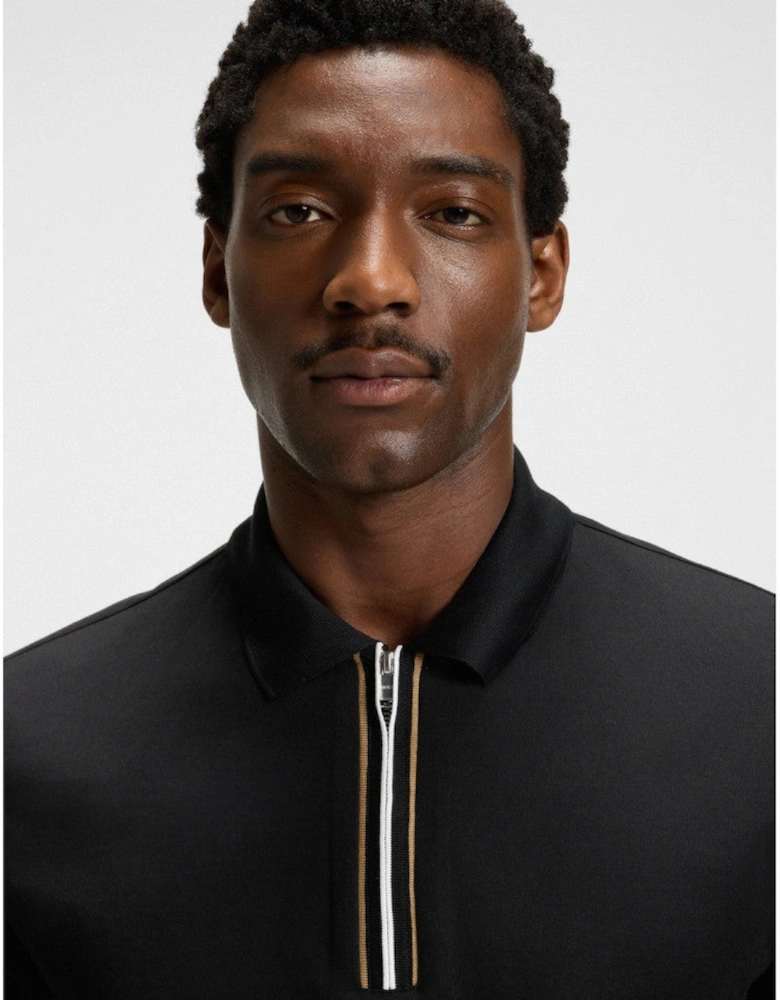 BOSS Black H-Paras 65 Polo Shirt 001 Black