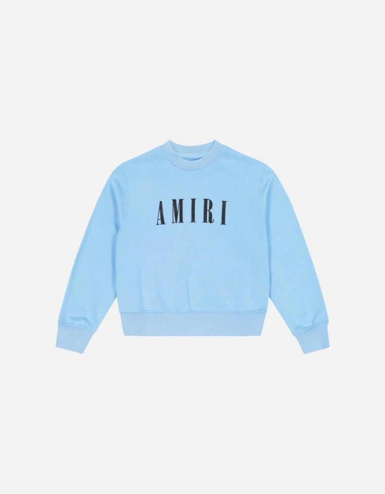 KIDS CORE LOGO CREWNECK BABY BLUE