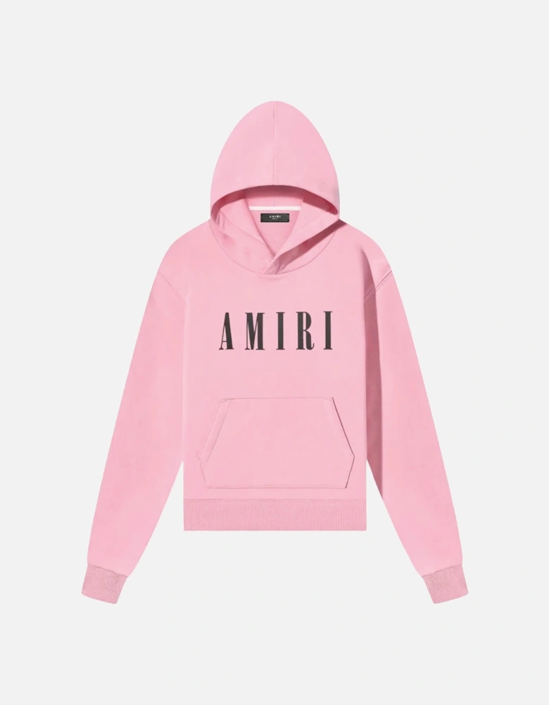 KIDS CORE LOGO HOODIE BABY PINK