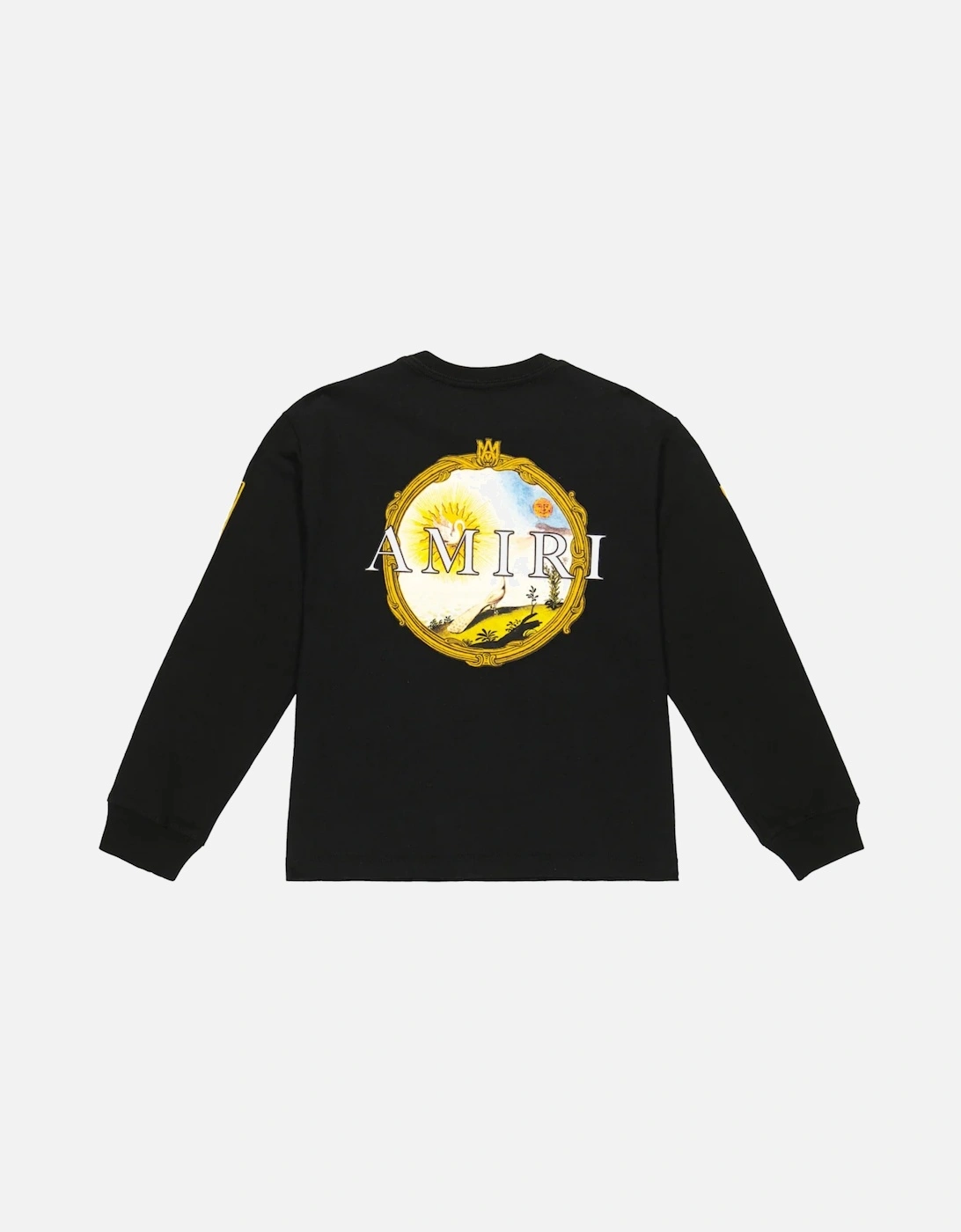 KIDS LANDSCAPE FRAME LONG SLEEVE TEE BLACK