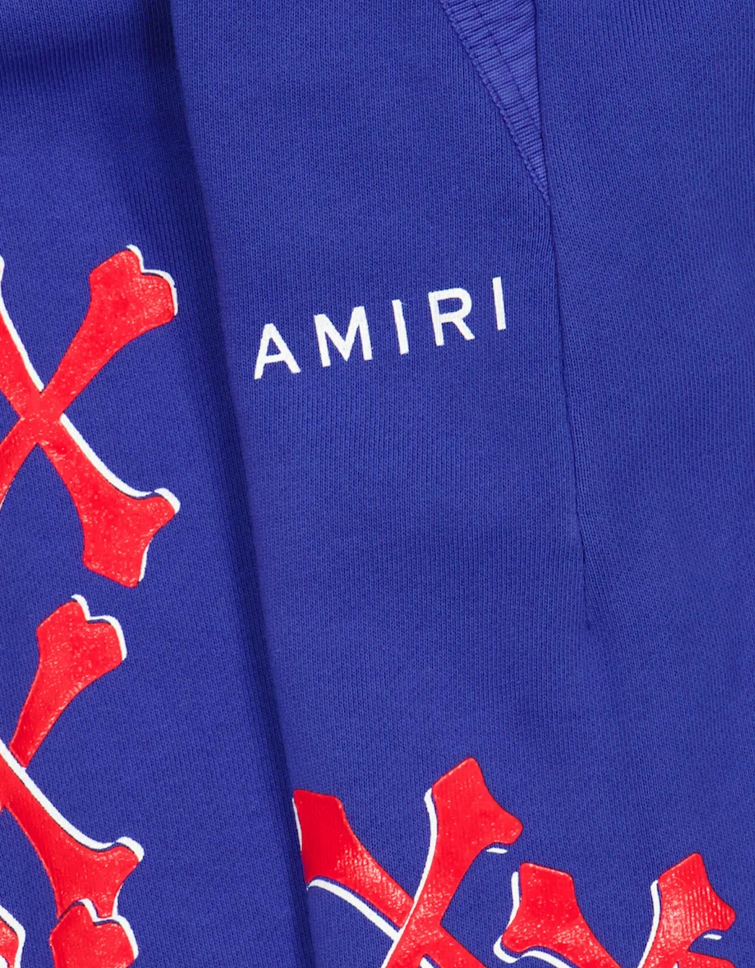 KIDS BONES GRAPHIC SWEATPANTS BLUE / RED