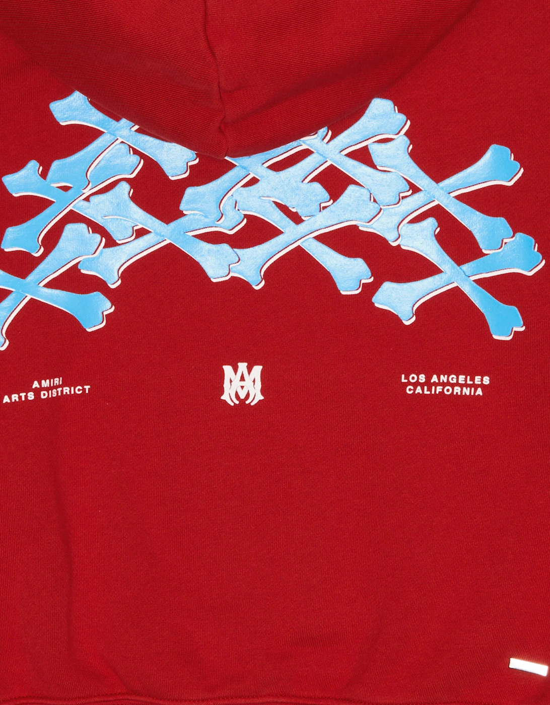 KIDS BONES GRAPHIC HOODIE RED / BLUE
