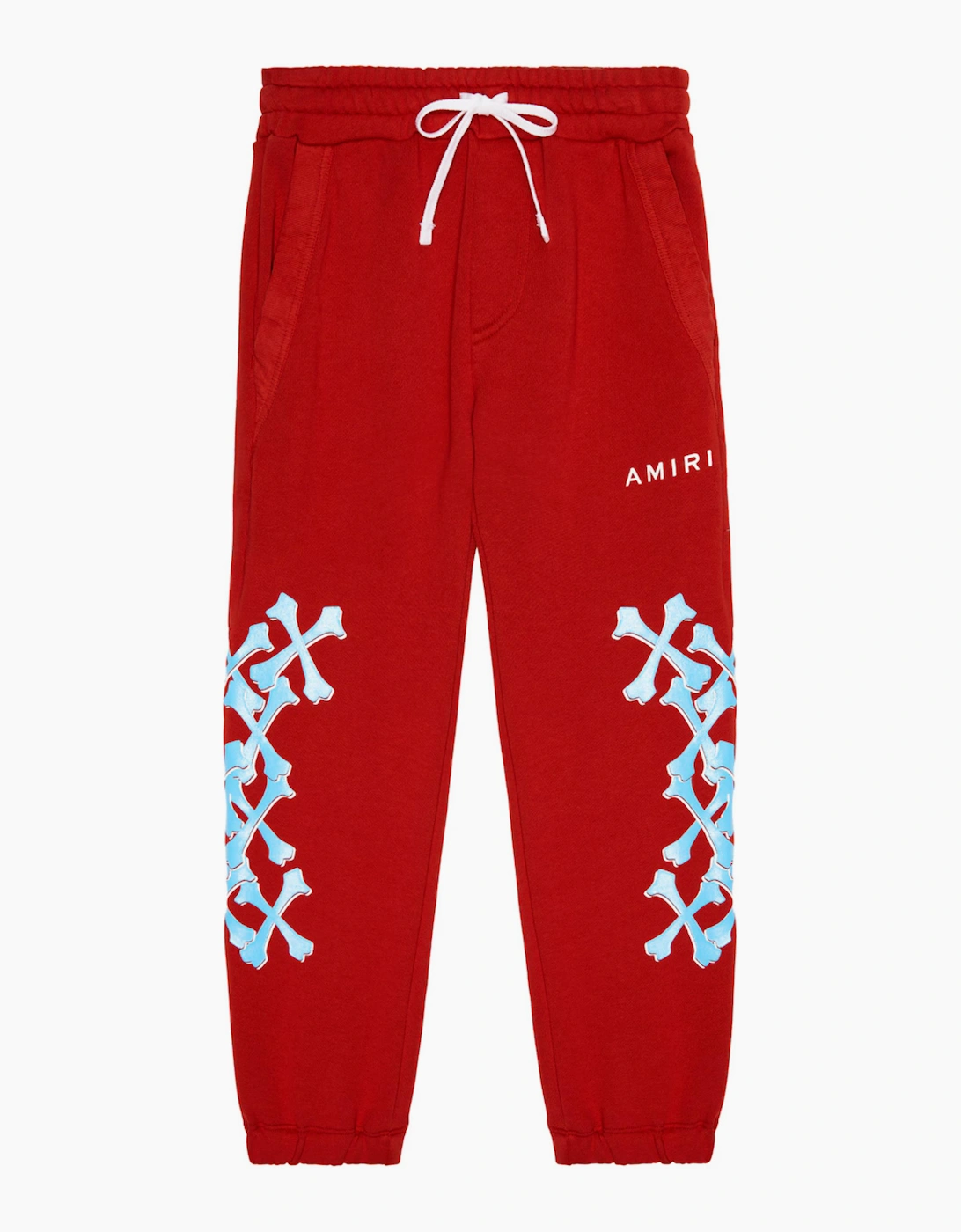 Amiri AMIRI KIDS BONES GRAPHIC SWEATPANTS RED / BLUE