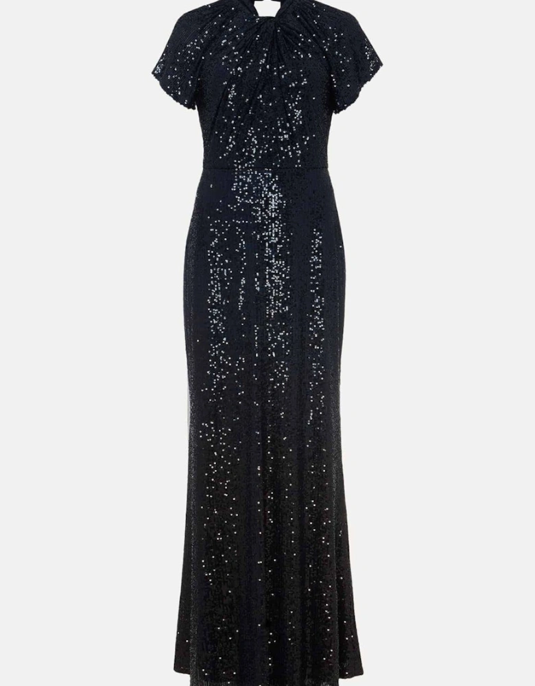 Kayla Sequin Ombre Maxi Dress