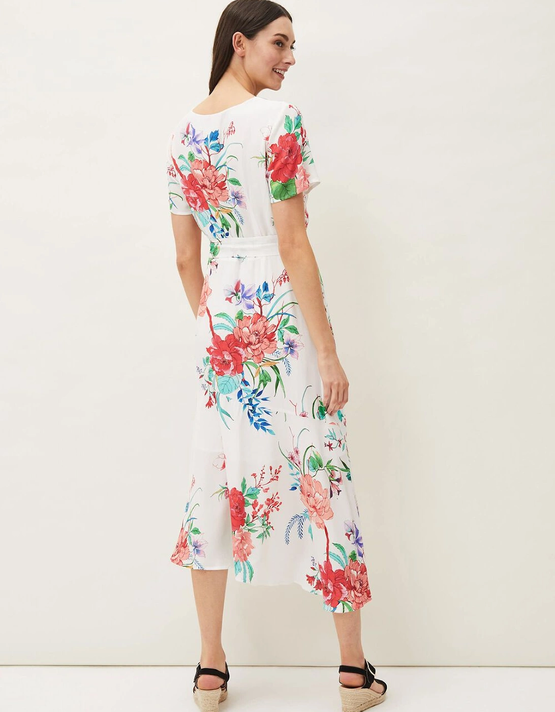 Evadine Floral Tea Dress