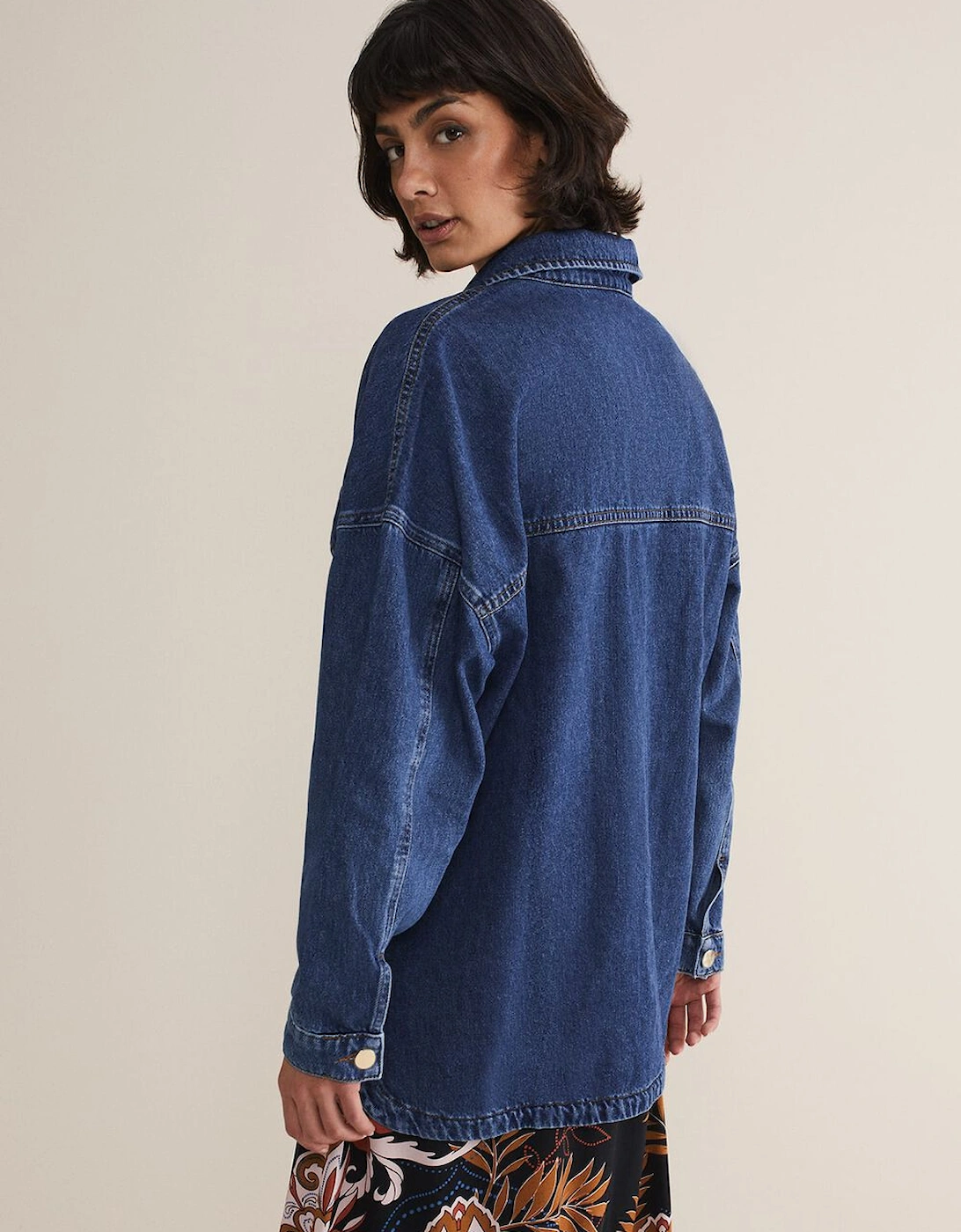 Tianna Oversized Denim Shacket