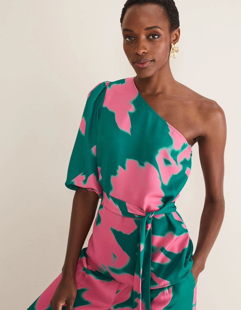 Madison One Shoulder Co-Ord Blouse