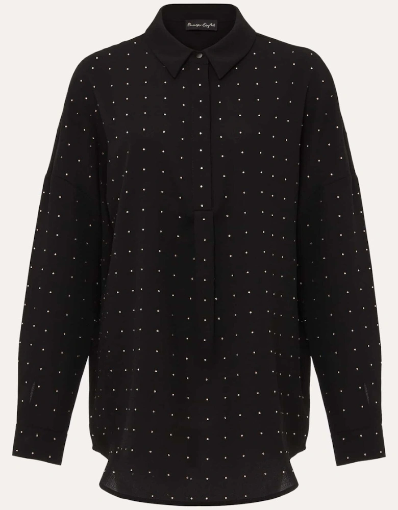 Elowen Embellished Longline Shirt