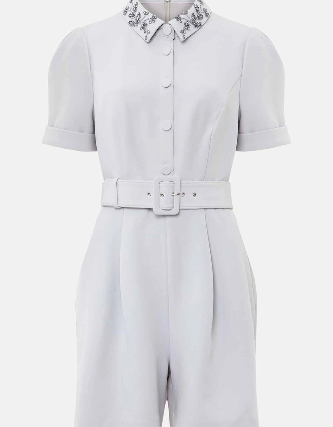 Etta Embelished Collar Playsuit