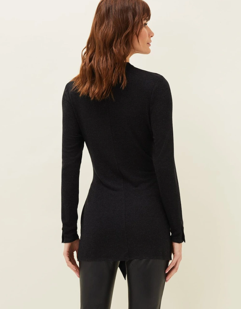 Maya Tie Front Longline Top