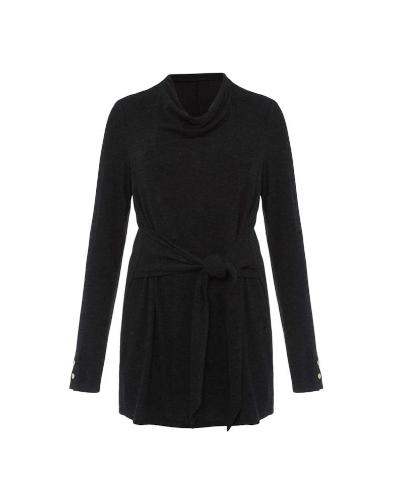 Maya Tie Front Longline Top