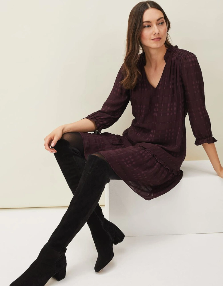 Tansy Ruffle Swing Dress