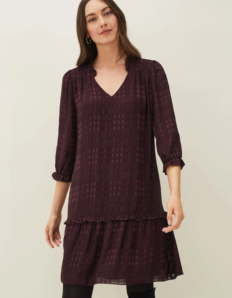 Tansy Ruffle Swing Dress