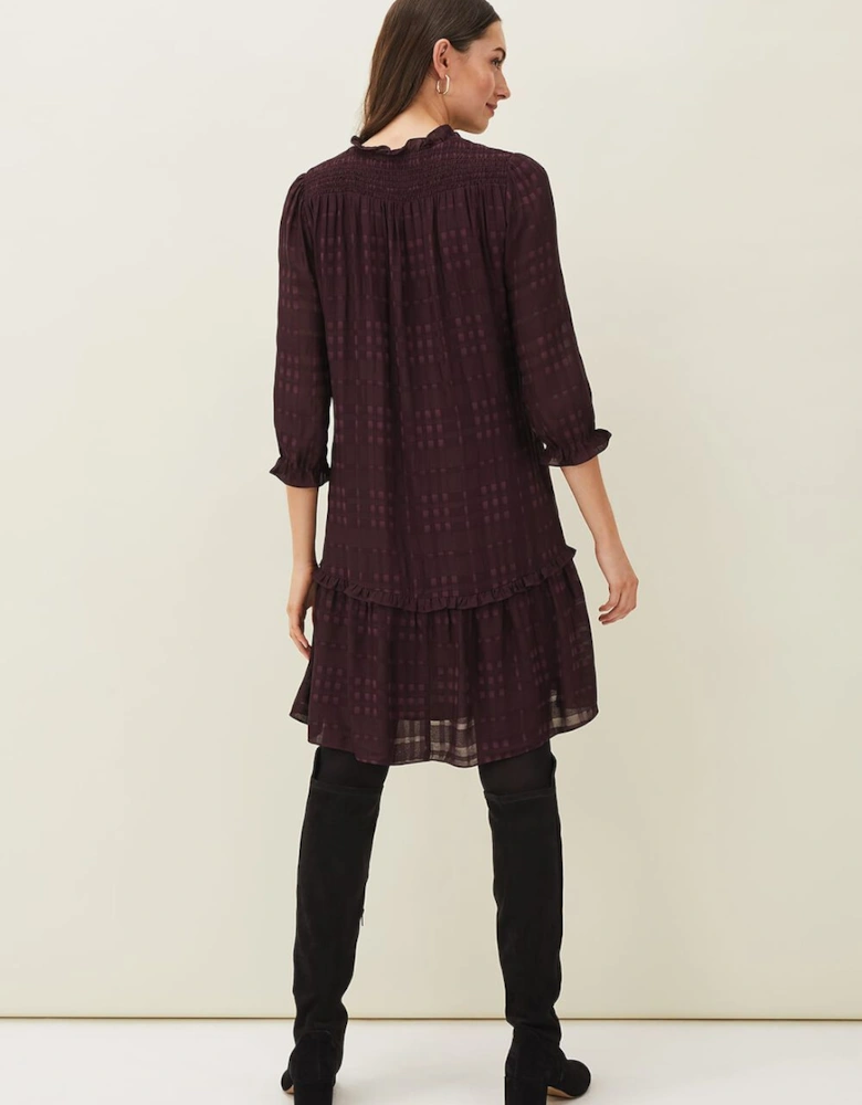 Tansy Ruffle Swing Dress