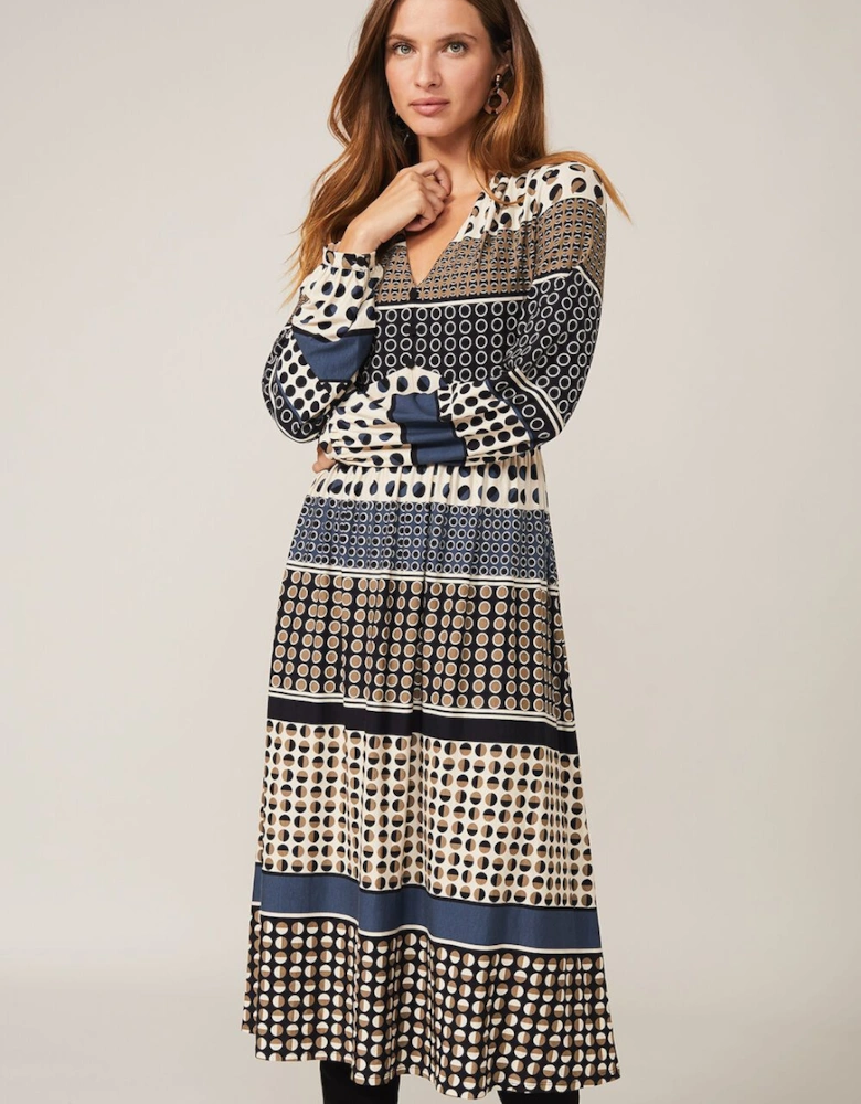 Jacinta Spot Print Dress
