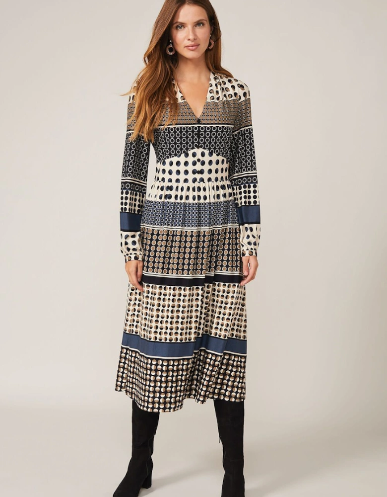 Jacinta Spot Print Dress