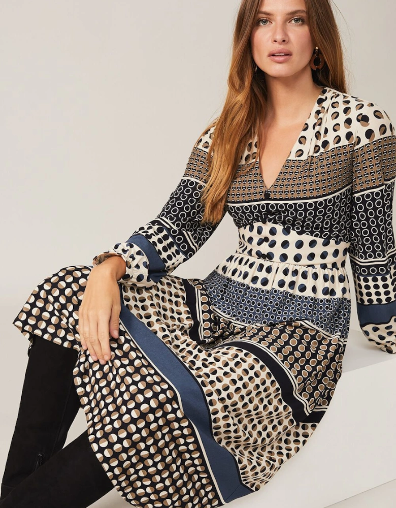 Jacinta Spot Print Dress