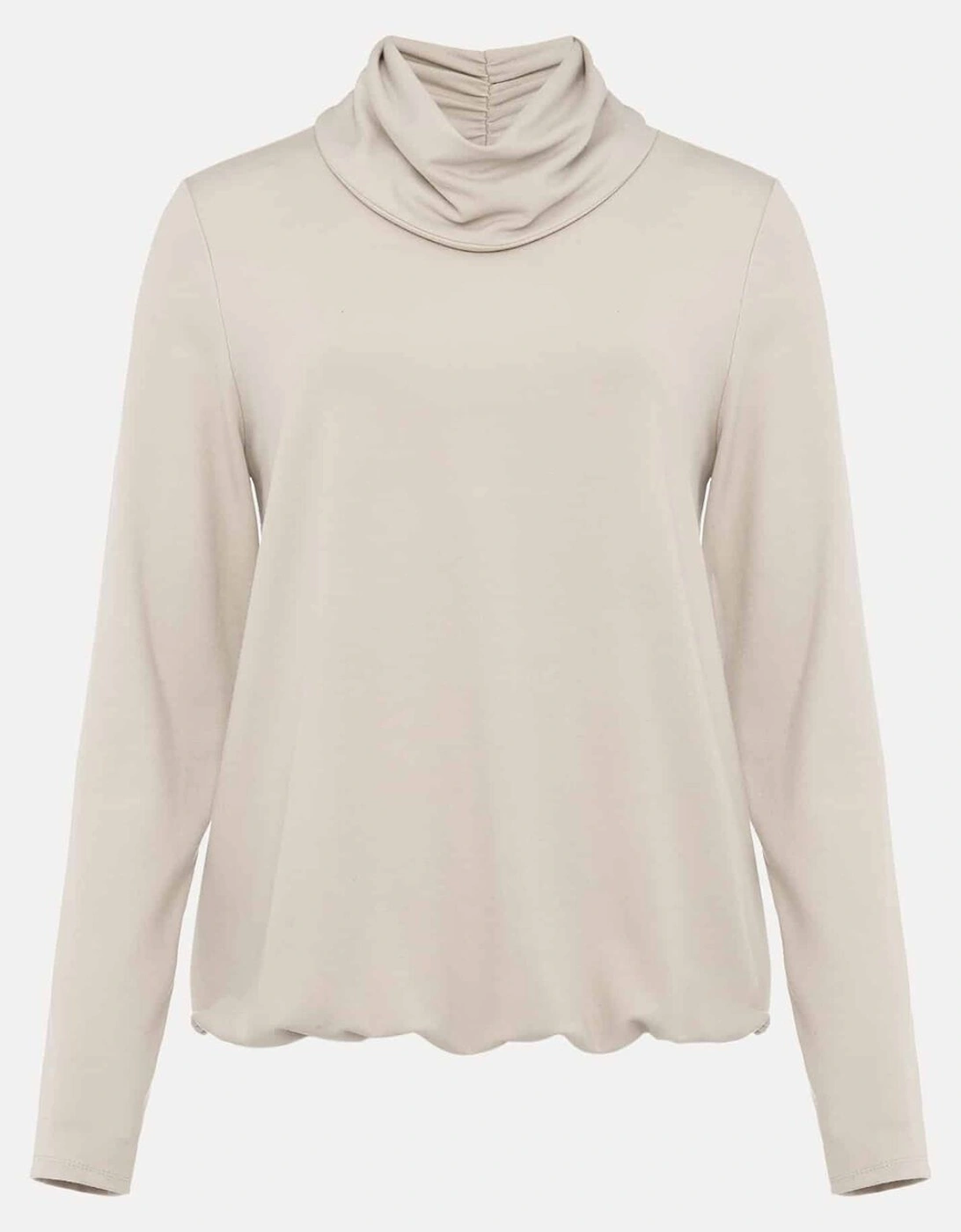 Elia Cowl Neck Blouson Top