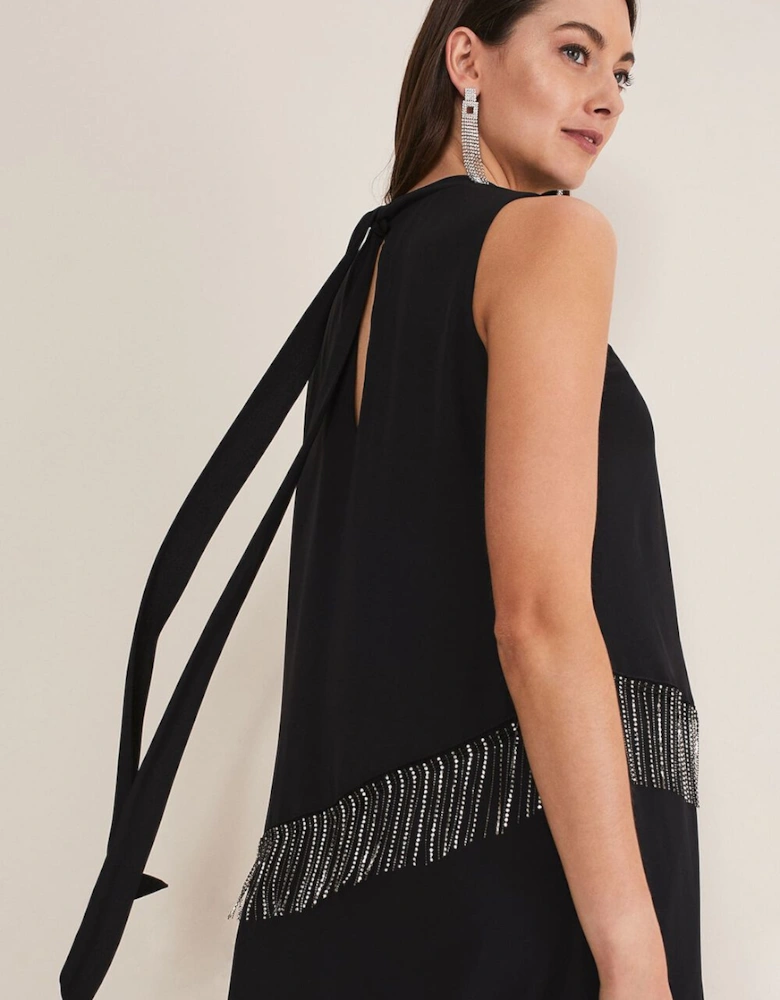 Clarice Diamonte Shift Dress