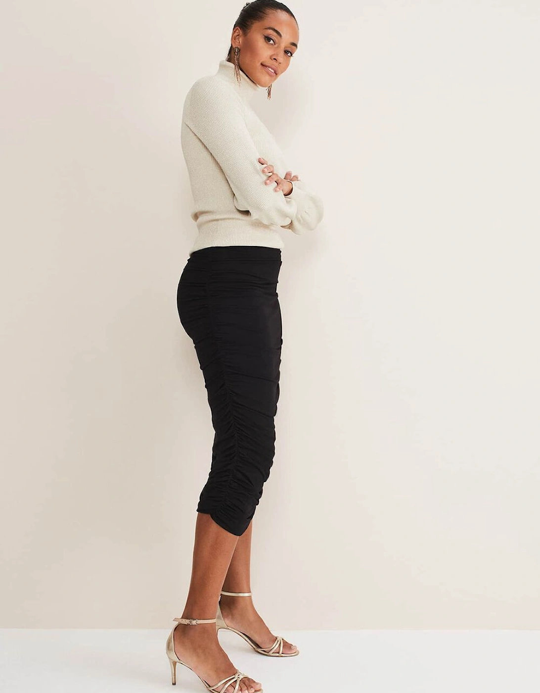 Kealey Ruched Skirt, 6 of 5