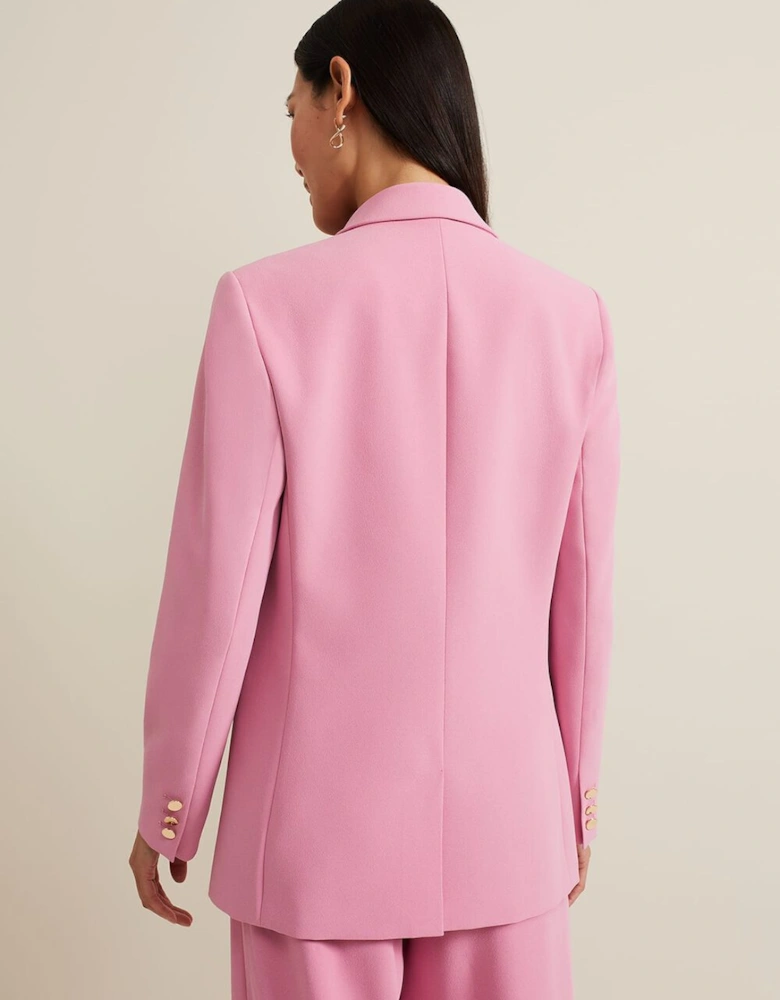 Elandra Pink Tux Blazer