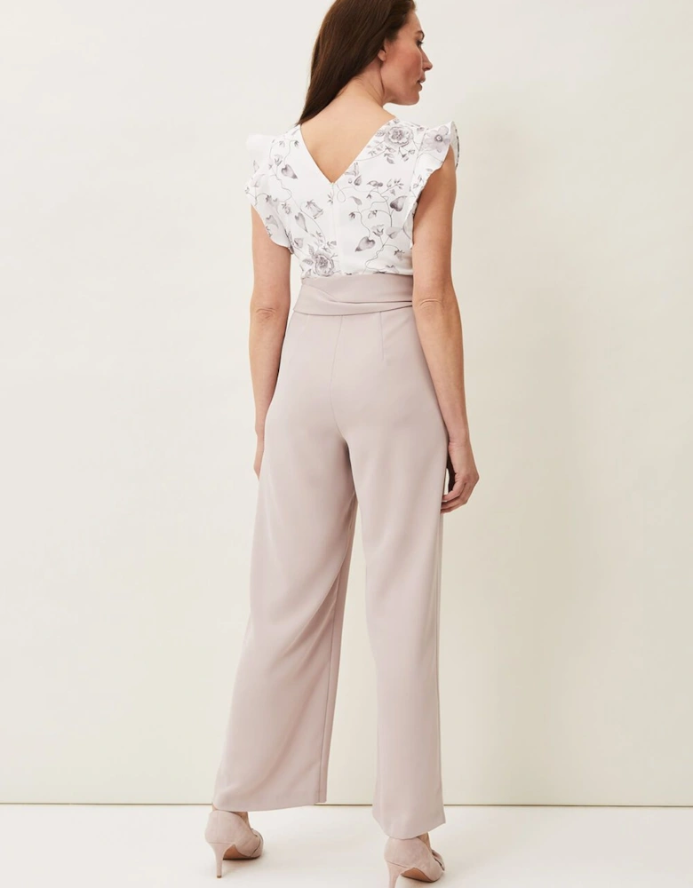 Victoriana Printed Jumpsuit