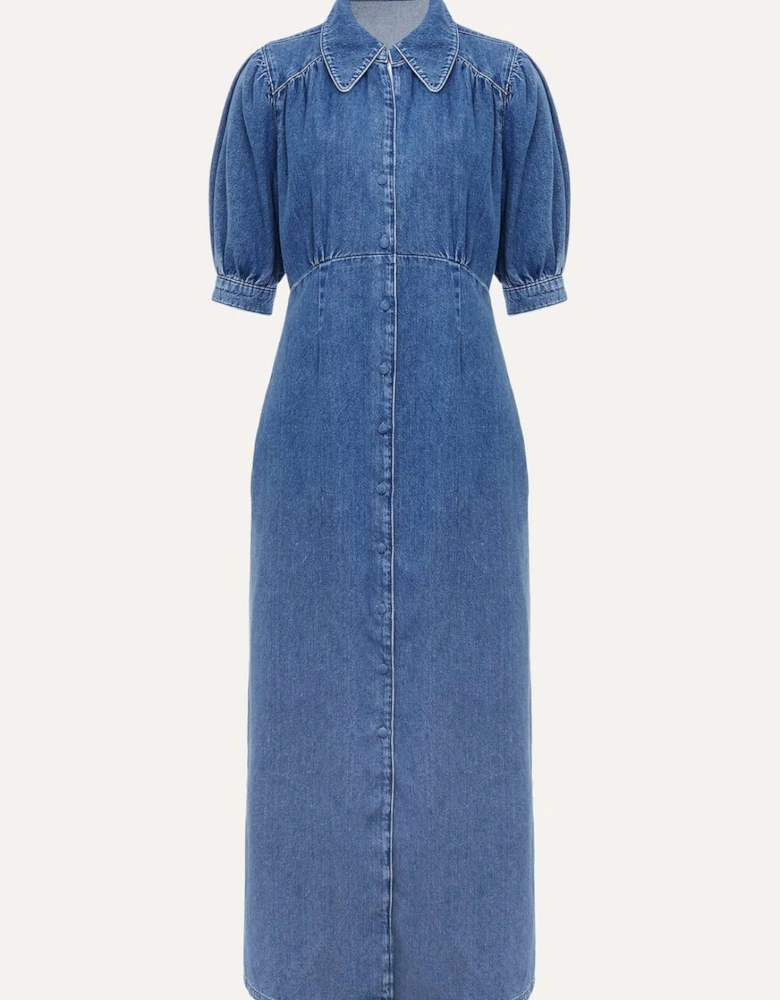 Cosette Denim Midaxi Dress