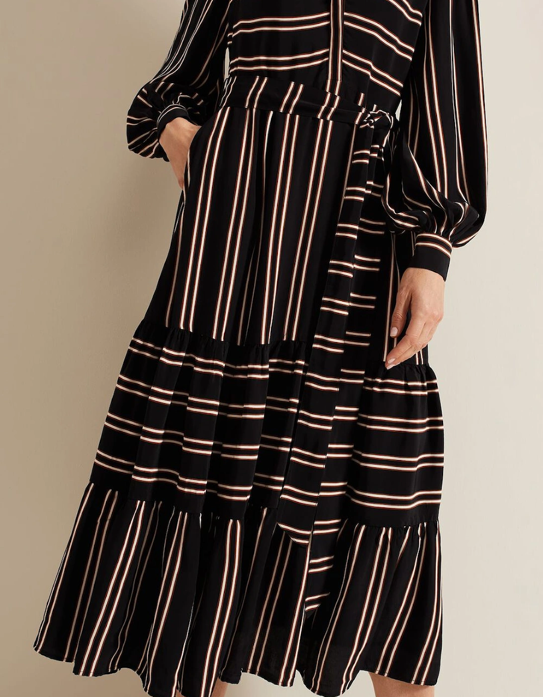 Laura Stripe Midaxi Dress