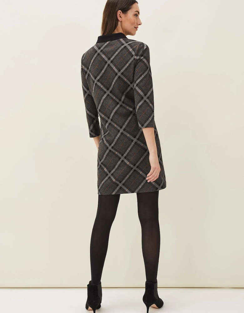 Rayia Check Tunic Dress