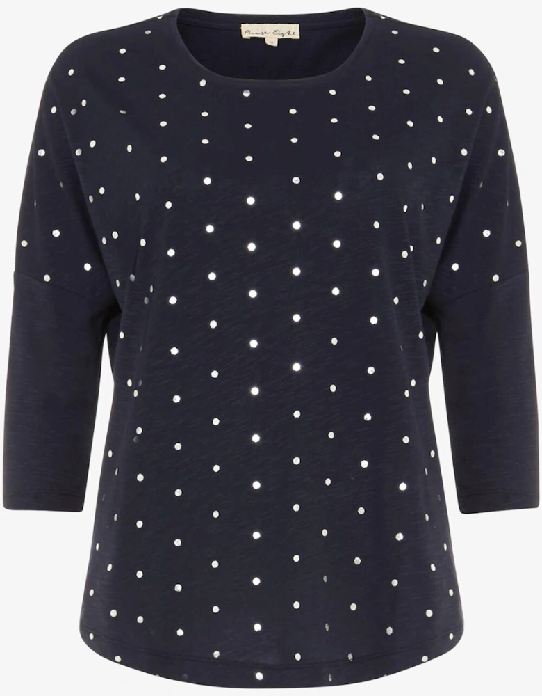 Dot Spot Foil Top