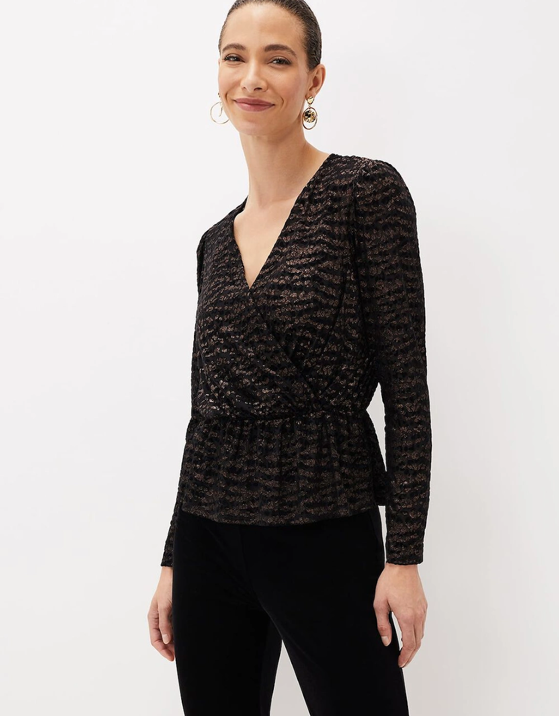 Lauren Animal Burnout Texture Top, 7 of 6