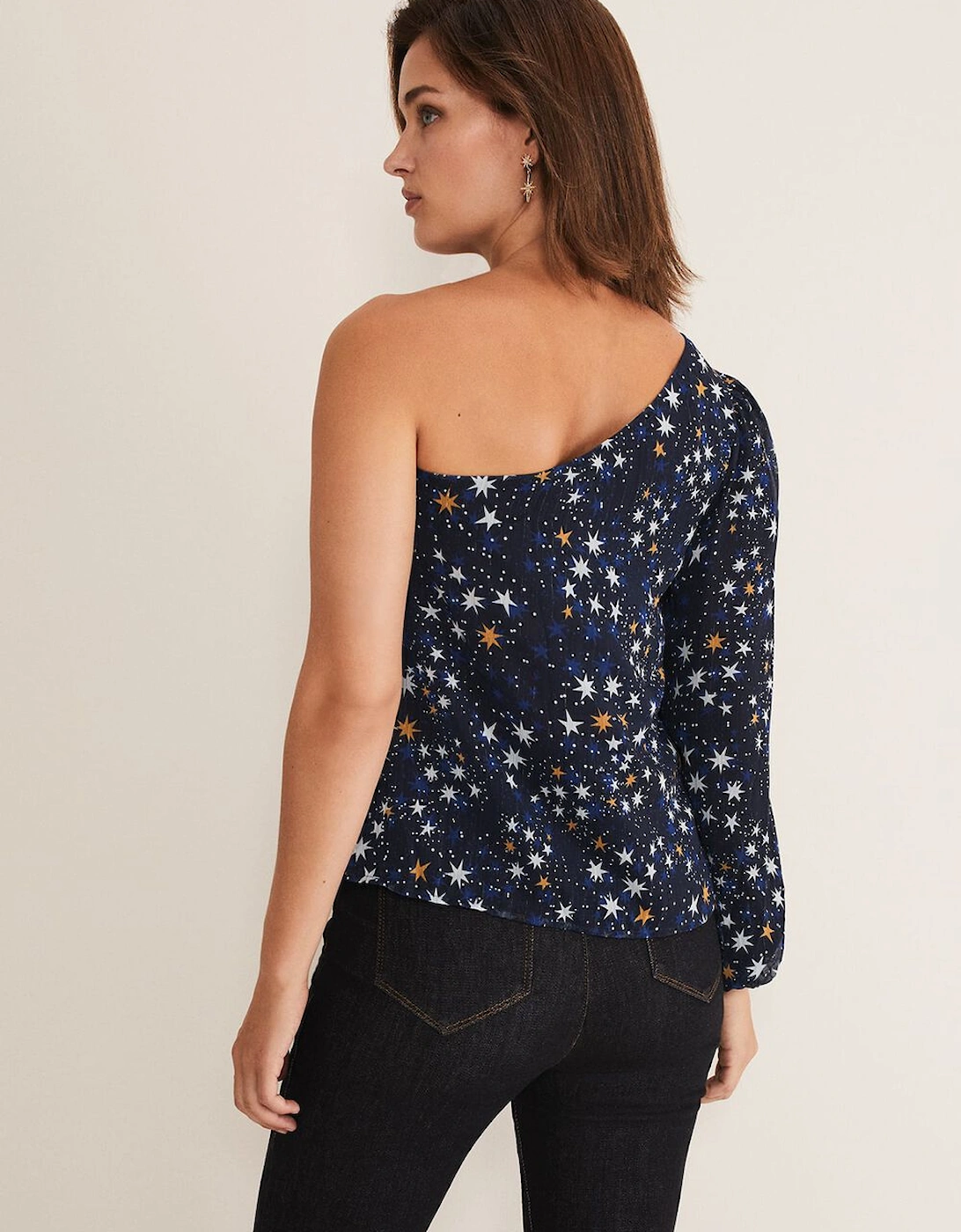 Zeba Star One Shoulder Blouse