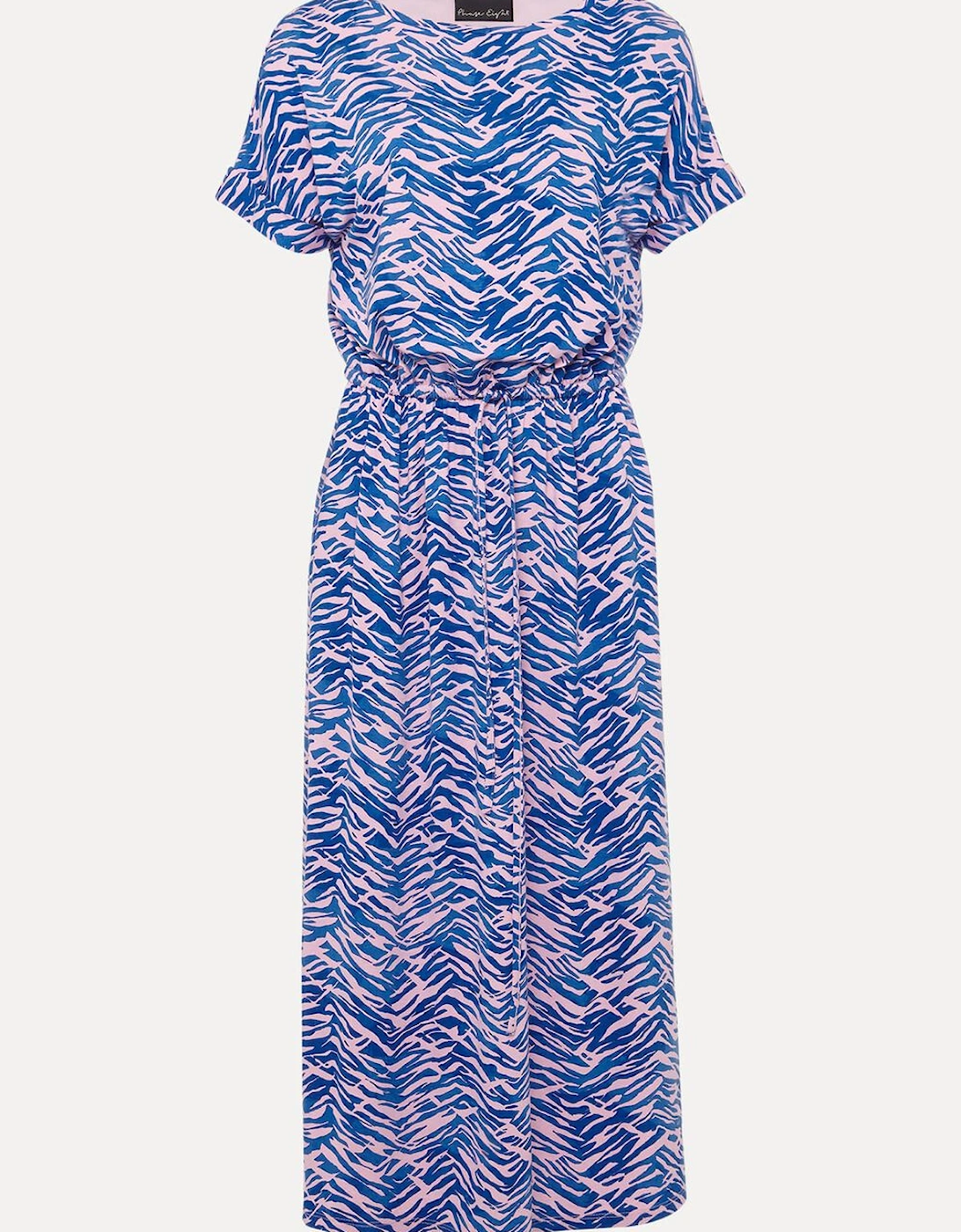Alina Zebra Print Jersey Dress