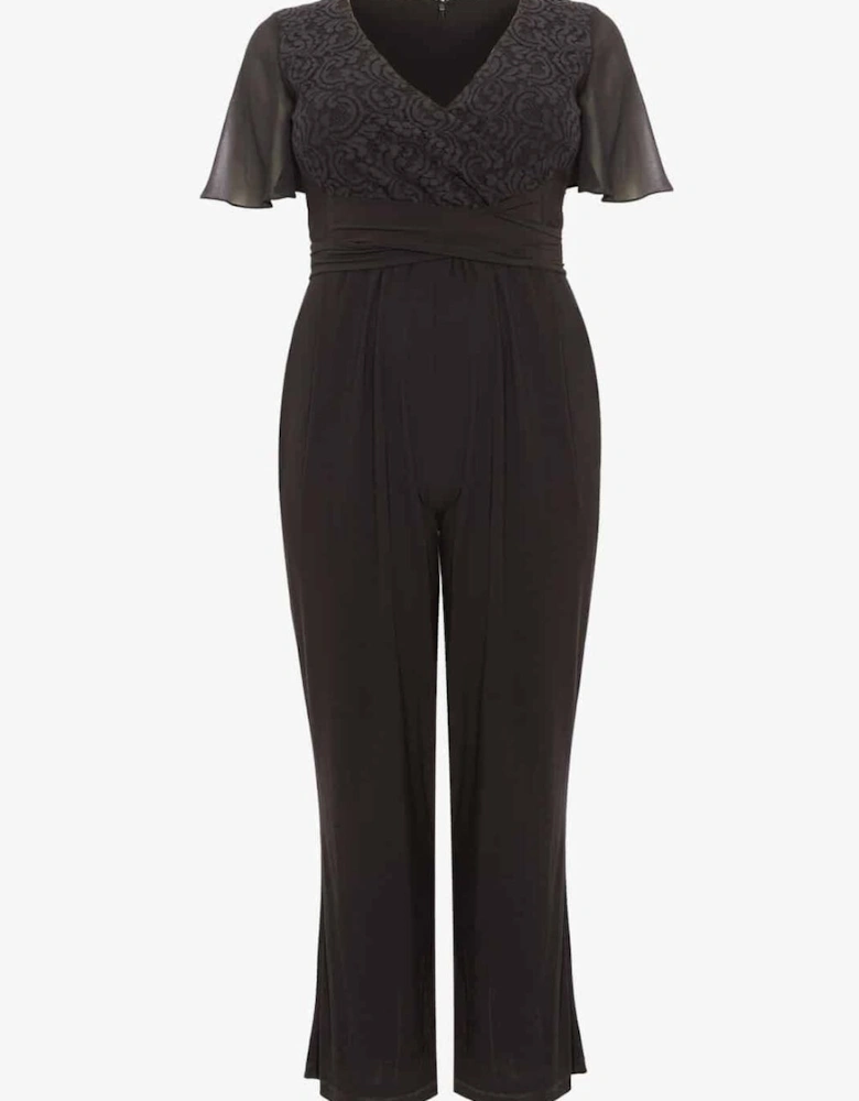 Salma Lace Wrap Jumpsuit