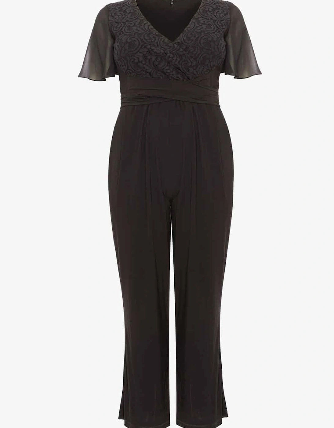 Salma Lace Wrap Jumpsuit
