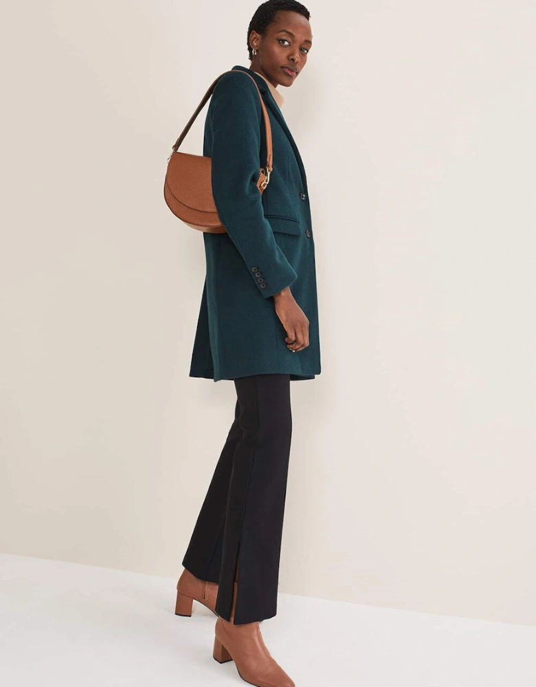 Lydia Camel Wool Smart Coat
