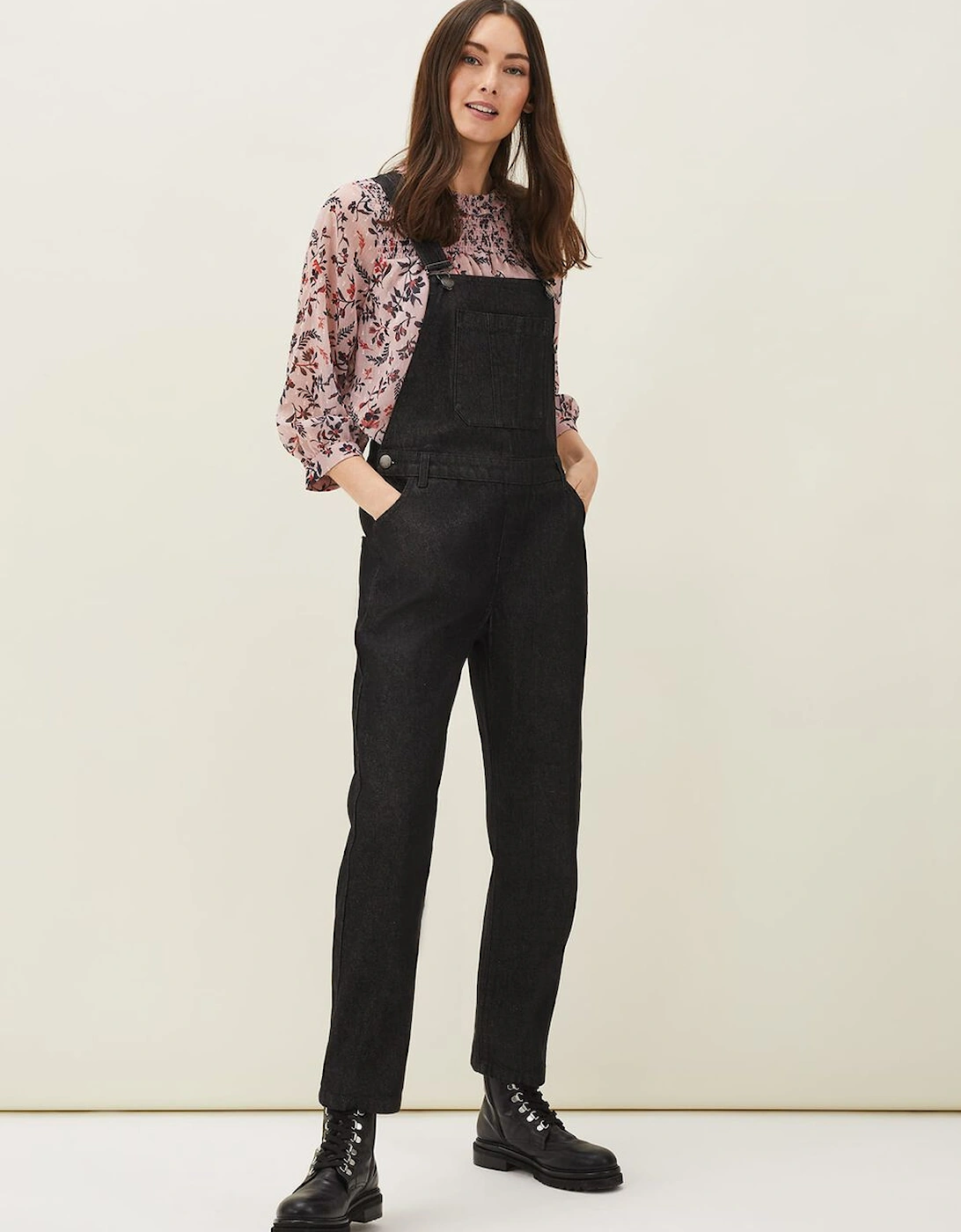 Effie Denim Dungarees