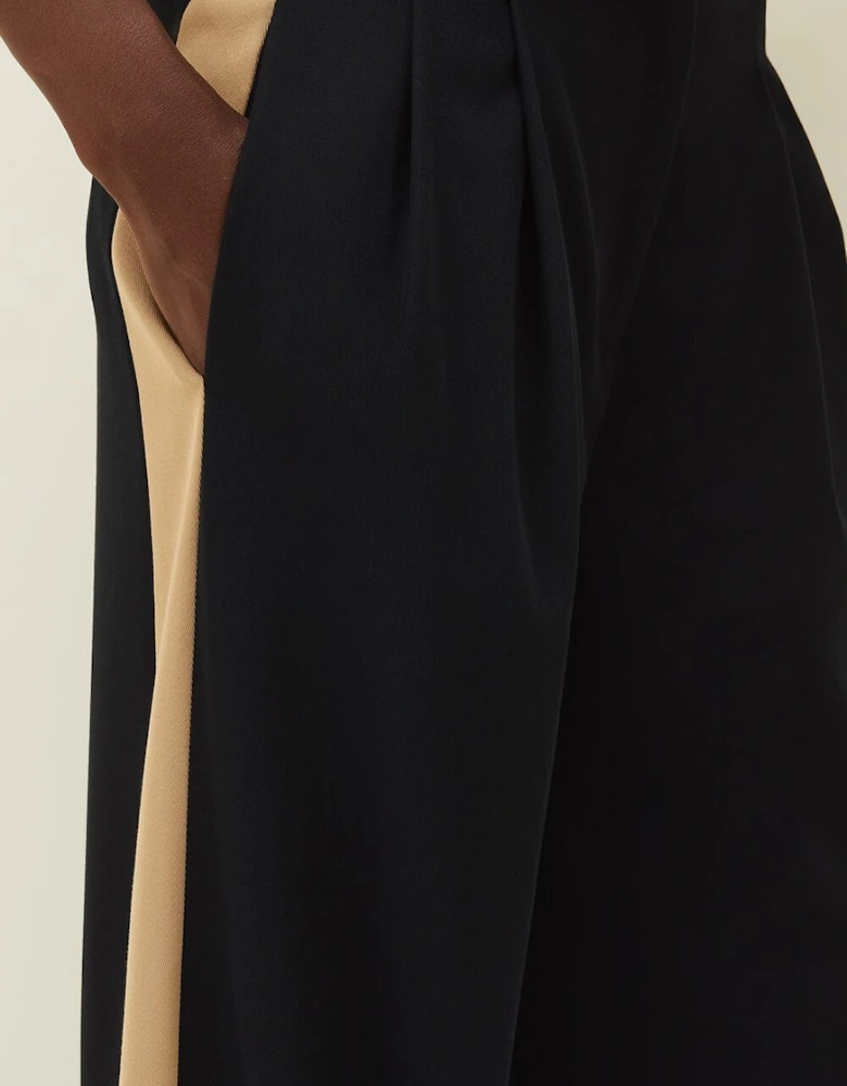 Mae Side Stripe Wide Leg Trouser