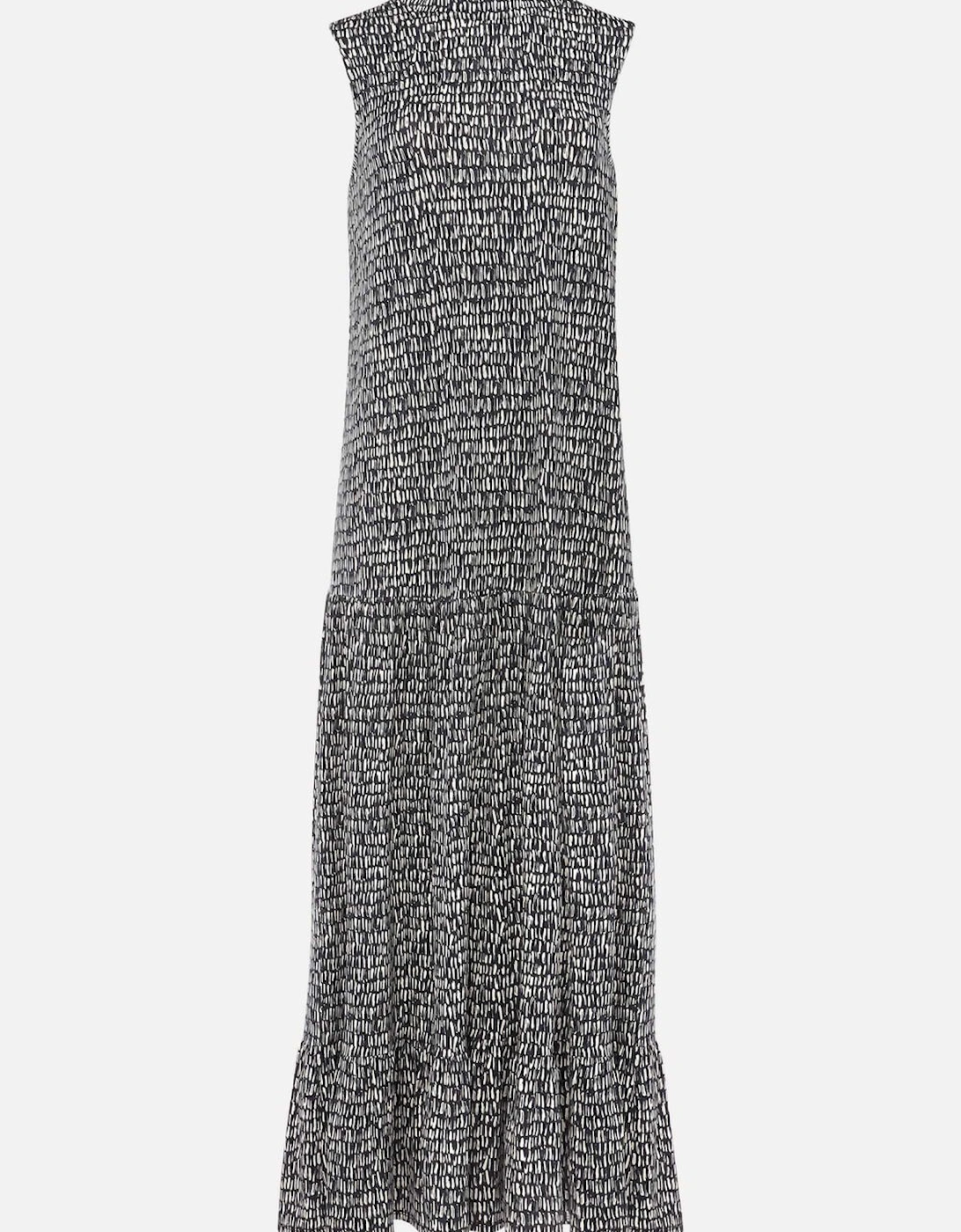 Adelia Abstract Print Midaxi Dress