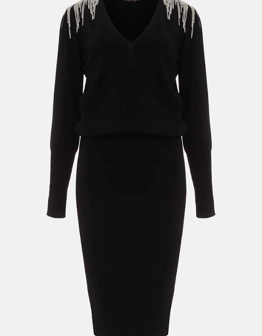 Nieves Embellished Shoulder Dress
