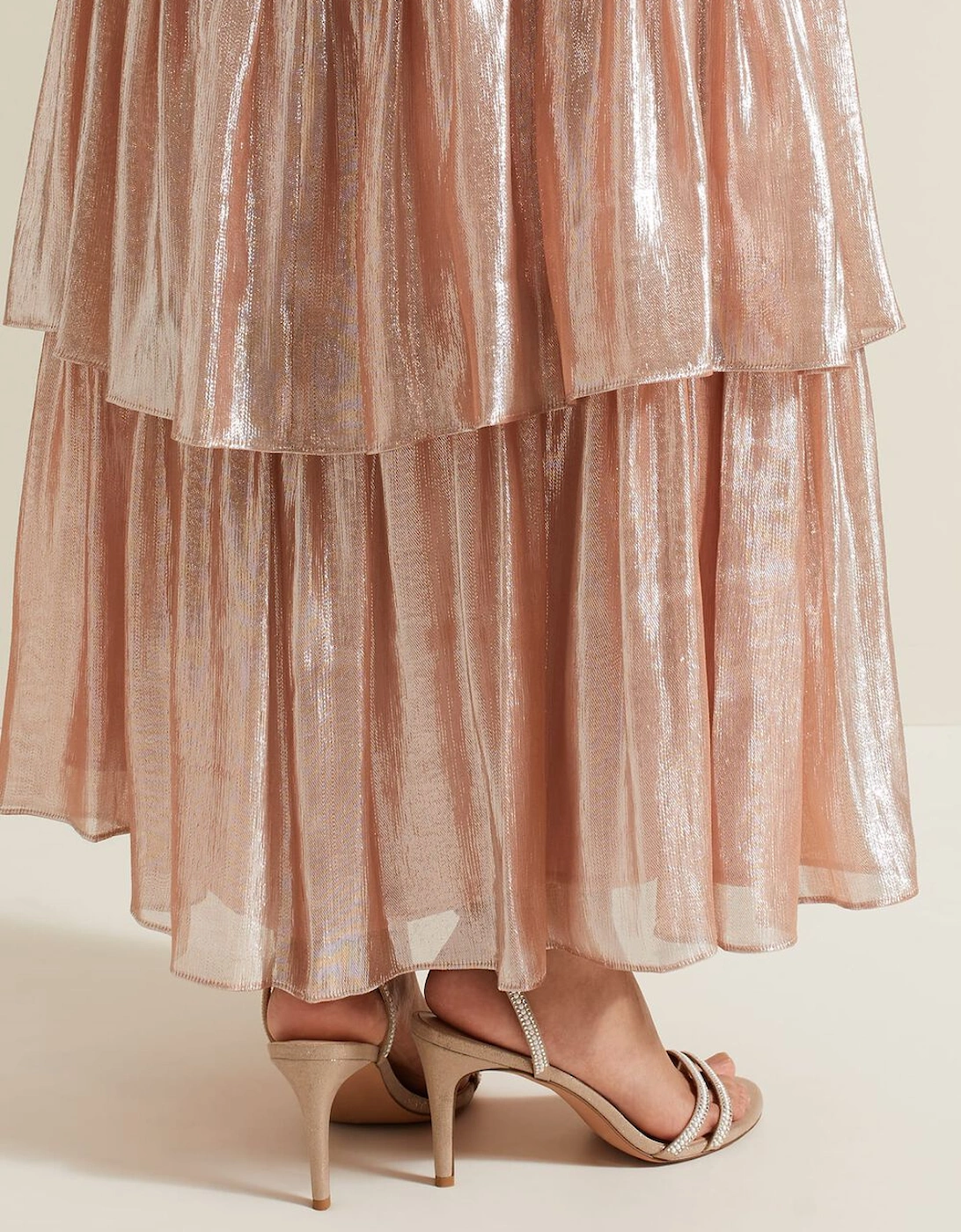 Pearl Embellished Barely There Sandal