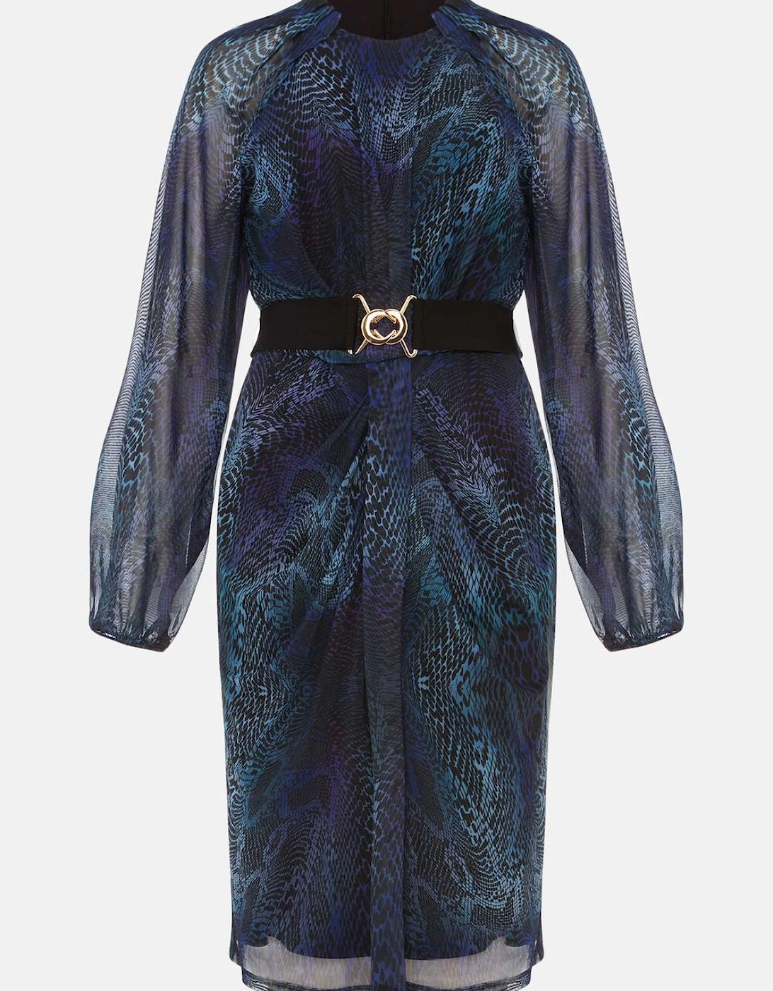 Amelie Snake Print Dress