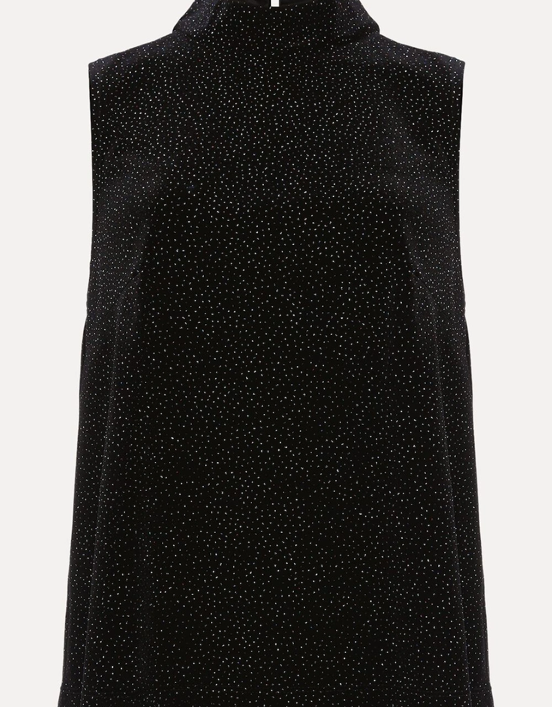 Dove Glitter Velvet Top