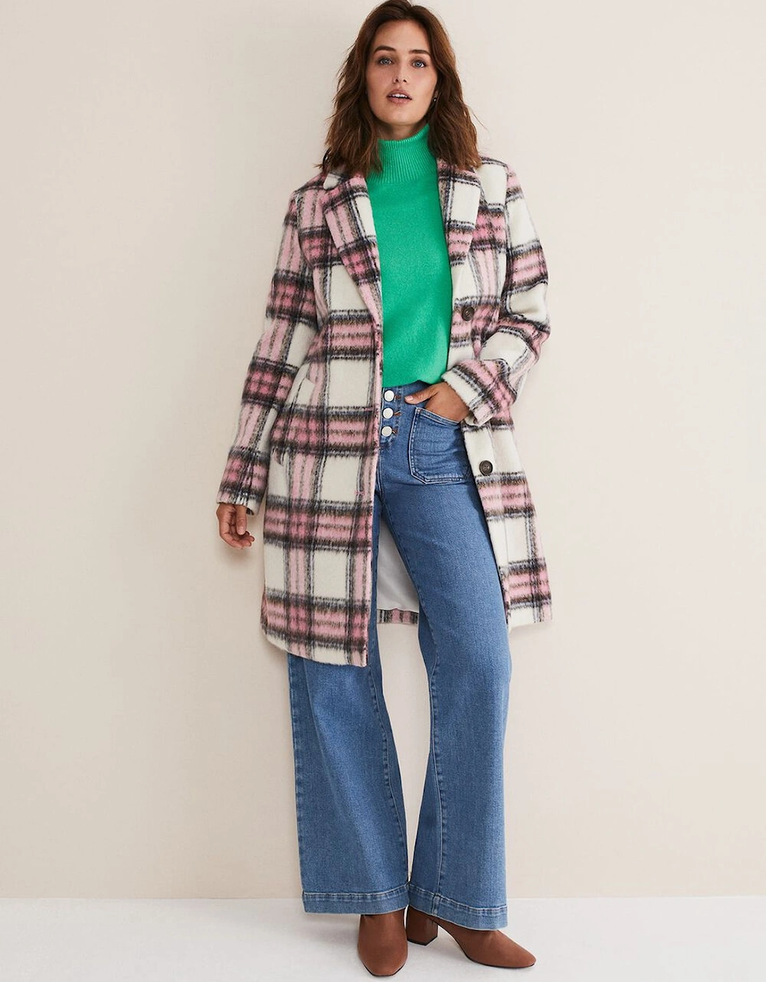 Catriona Checked Coat
