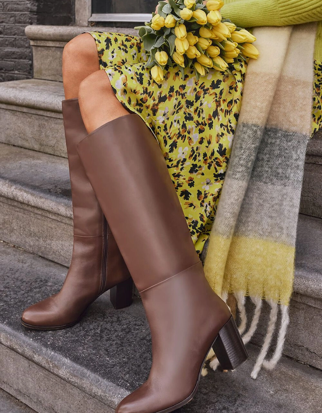 Leather Knee High Boots, 7 of 6
