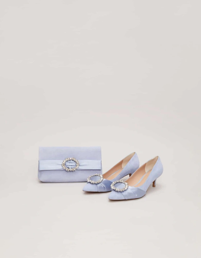 Embellished Kitten Heel Shoes